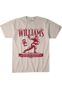 Caleb Williams USC Trojans White Heisman Trophy Short Sleeve Fashion Player T Shirt