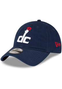 New Era Washington Wizards DC Logo Core Classic 9TWENTY Adjustable Hat - Navy Blue