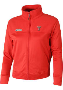 Columbia Texas Tech Red Raiders Womens Red River Fleece Long Sleeve Full Zip Jacket