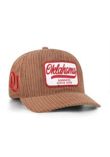47 Oklahoma Sooners Cord Patch Hitch RF Adjustable Hat - Dark Brown