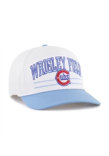 47 Chicago Cubs Wrigley Field Two-Tone Roscoe Rope Hitch Adjustable Hat - White