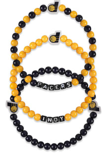 Indiana Pacers 3 Pack Team Mens Bracelet