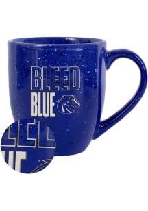 Boise State Broncos Bleed Blue 16oz Speckle Ceramic Mug - Blue