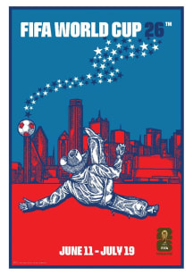 Something Inked FIFA Dallas 24x36 World Cup Host City Unframed Poster