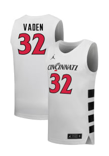 Deshaun Vaden  Nike Cincinnati Bearcats White NIL Name And Number Jersey