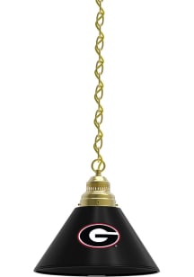 Georgia Bulldogs Single Gold Billiard Lamp