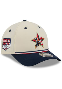 New Era Houston Astros 2026 4th of July 9FORTY M Crown Adjustable Hat - White