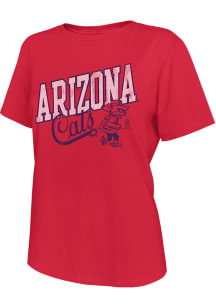 Original Retro Brand Arizona State Sun Devils Womens Maroon Vintage Short Sleeve T-Shirt