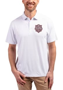 Cutter and Buck Indiana Hoosiers White 2025 CFP National Champions Forge Eco Stretch Big and Tall..