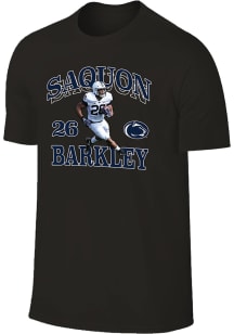 Saquon Barkley Penn State Nittany Lions Black Player Graphic Short Sleeve Player T Shirt