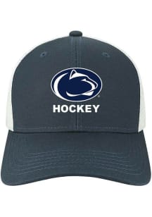 Legacy Penn State Nittany Lions Hockey Mid Pro Trucker Adjustable Hat - Navy Blue