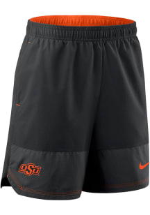 Nike Oklahoma State Cowboys Mens Black Dri-Fit Woven Shorts