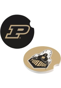 Purdue Boilermakers 2Pk Car Coaster - Gold