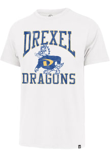 47 Drexel Dragons White Franklin Tee Short Sleeve Fashion T Shirt