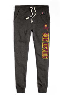 League Arizona State Sun Devils Mens Black Heritage Distressed Sun Devils Fashion Sweatpants