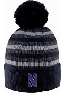LogoFit Northwestern Wildcats Black Doc Marled Mens Knit Hat