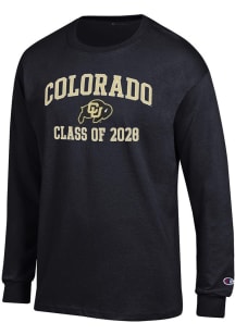 Champion Colorado Buffaloes Black Font Class of 2028 Jersey Long Sleeve T Shirt