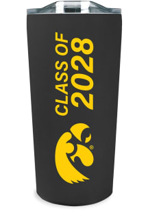Iowa Hawkeyes 18oz Class of 2028 Soft Touch Stainless Steel Tumbler - Black