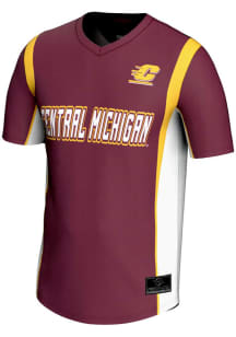 ProSphere Central Michigan Chippewas Mens Maroon Rival Soccer Jersey