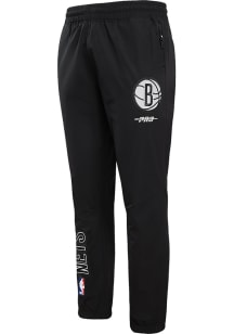 Pro Standard Brooklyn Nets Mens Black Classic Wind Woven Pants