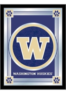 Washington Huskies Logo Hanging Back Bar Mirror