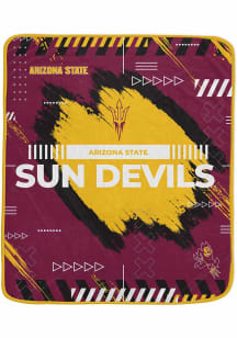 Arizona State Sun Devils Game tech 60 x 72 Fleece Blanket - Maroon