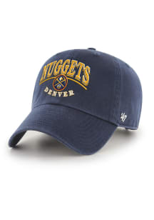 47 Denver Nuggets STARK 47 CLEAN UP Adjustable Hat - Navy Blue