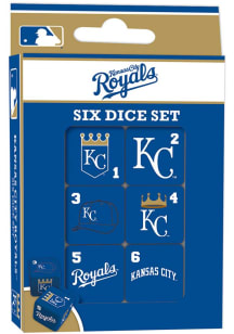 Kansas City Royals 6pc Dice Set Game
