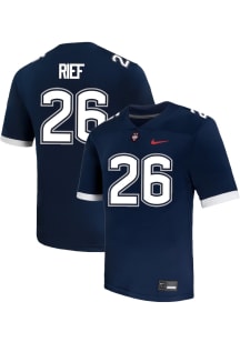 Soren Rief  Nike UConn Huskies Navy Blue NIL Name And Number Football Jersey