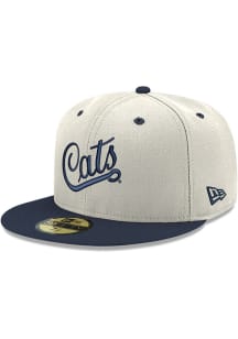New Era Arizona Wildcats Mens White 59FIFTY Fitted Hat