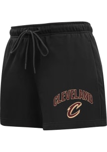 Pro Standard Cleveland Cavaliers Womens Black Classic Chenille Shorts