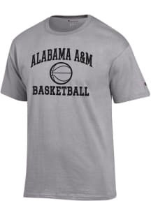 Champion Alabama A&M Bulldogs Grey Basketball Jersey Short Sleeve T Shirt