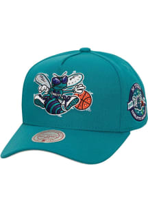 Mitchell and Ness Charlotte Hornets All That Blings Pro Pinch Adjustable Hat - Teal