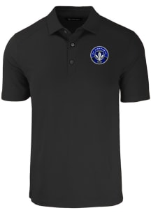 Cutter and Buck Montreal Impact Black Forge Eco Stretch Big and Tall Polo