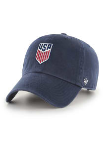 47 USMNT Team Crest Clean Up Adjustable Hat - Navy Blue