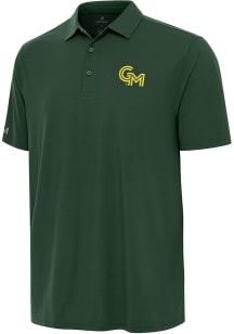 Antigua George Mason University Mens Green Antigua Alumni Era Polo Short Sleeve Polo