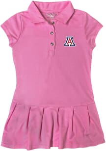 Arizona Wildcats Toddler Girls Pink Caroline Short Sleeve Dress