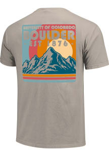 Colorado Buffaloes White Park Color Bars Short Sleeve T Shirt