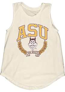Arizona State Sun Devils Womens Maroon Muscle Tank Top
