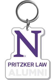 Northwestern Wildcats Alumni Law School Keychain - Purple