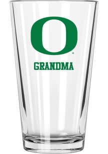 Oregon Ducks Grandma 16 oz Pint Glass - White