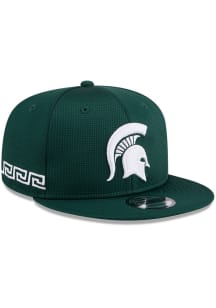 New Era Michigan State Spartans Green DL Patch Stripe 9FIFTY Mens Snapback Hat