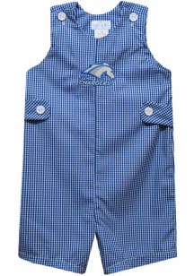 Vive La Fete UAH Chargers Baby Blue Gingham Overalls