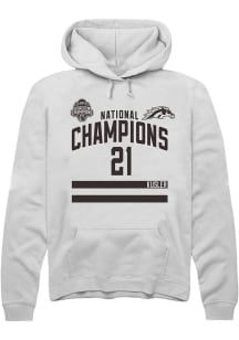 Ryan Kusler Western Michigan Broncos Mens White NIL 2025 National Champions Shirzee Player Hood
