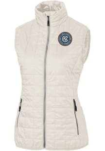 Cutter and Buck New York City FC Womens White Rainier PrimaLoft Vest