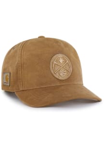 47 Denver Nuggets Carhartt Garment Dyed Hitch Adjustable Hat - Brown