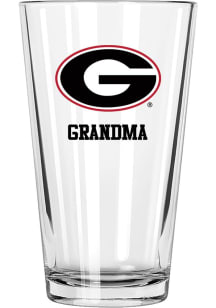 Georgia Bulldogs Grandma 16 oz Pint Glass - White
