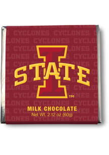Iowa State Cyclones 9pc Square Milk Chocolate Candy