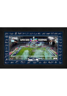 Seattle Seahawks 2025 Super Bowl LX Champions Signature Celebration Plaque