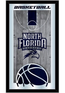 North Florida Ospreys Basketball Hanging Back Bar Mirror